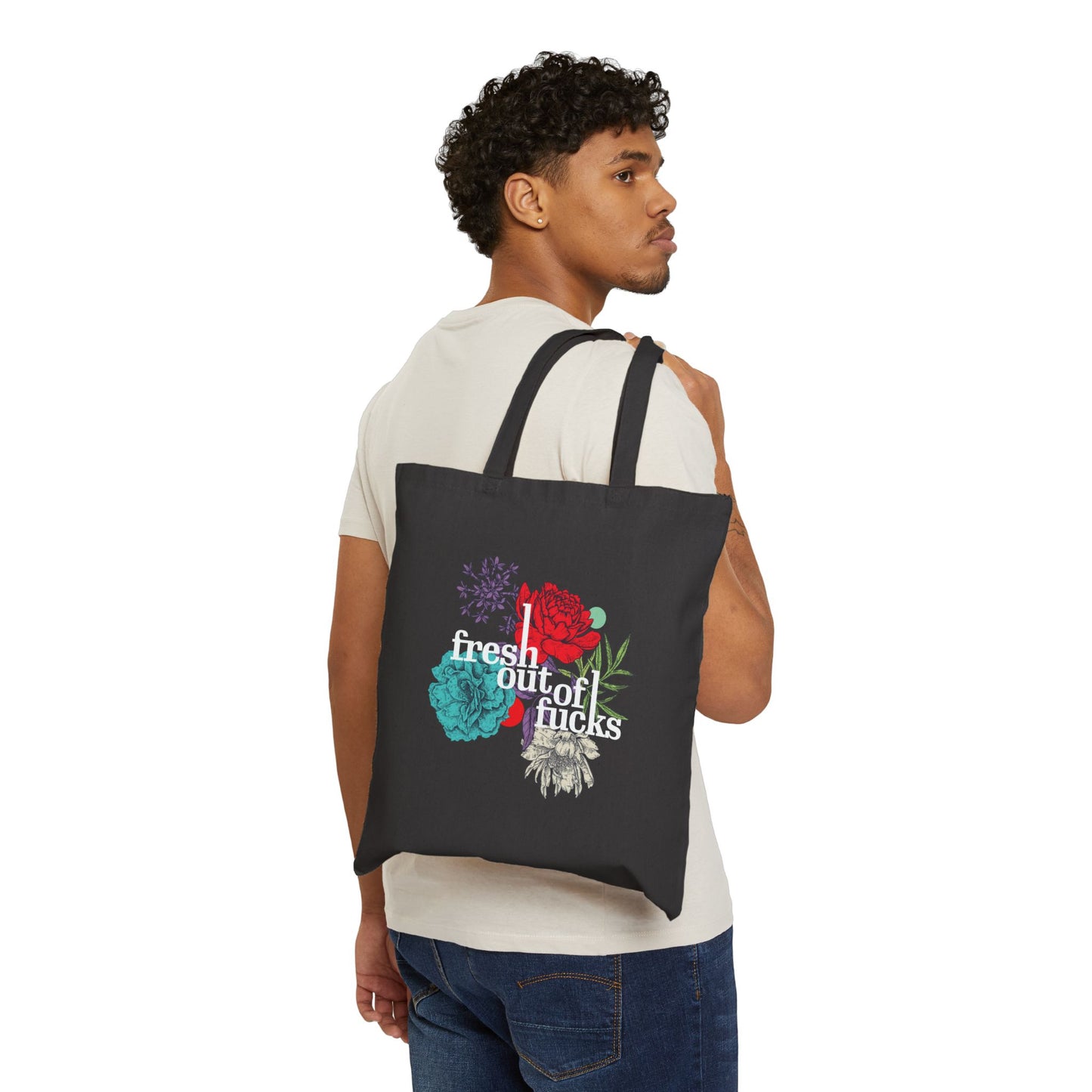 FRESH OUT OF FCKS CANVAS TOTE BAG