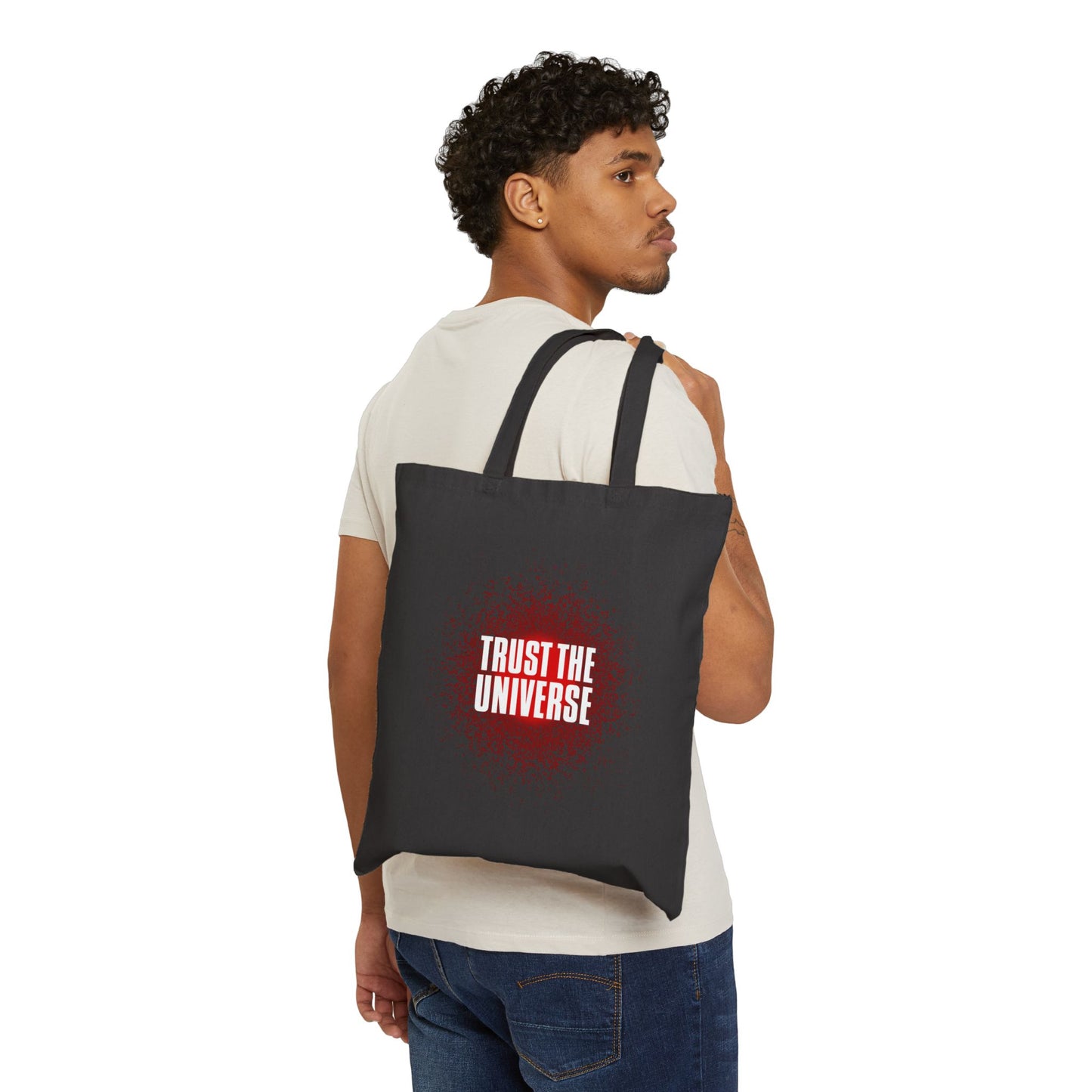 TRUST THE UNIVERSE Cotton Canvas Tote Bag