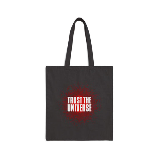 TRUST THE UNIVERSE Cotton Canvas Tote Bag